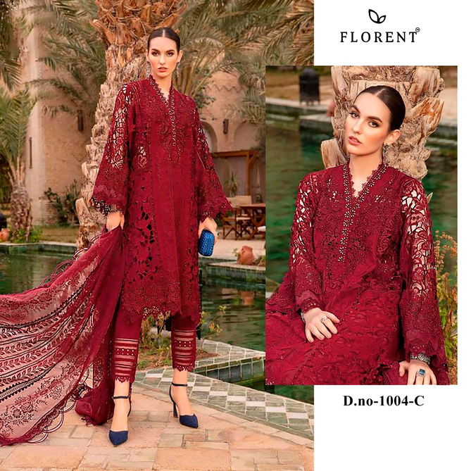 Maria B Colour Vol 1 By Florent Embroidery Cotton Pakistani Suits Wholesale Shop In Surat